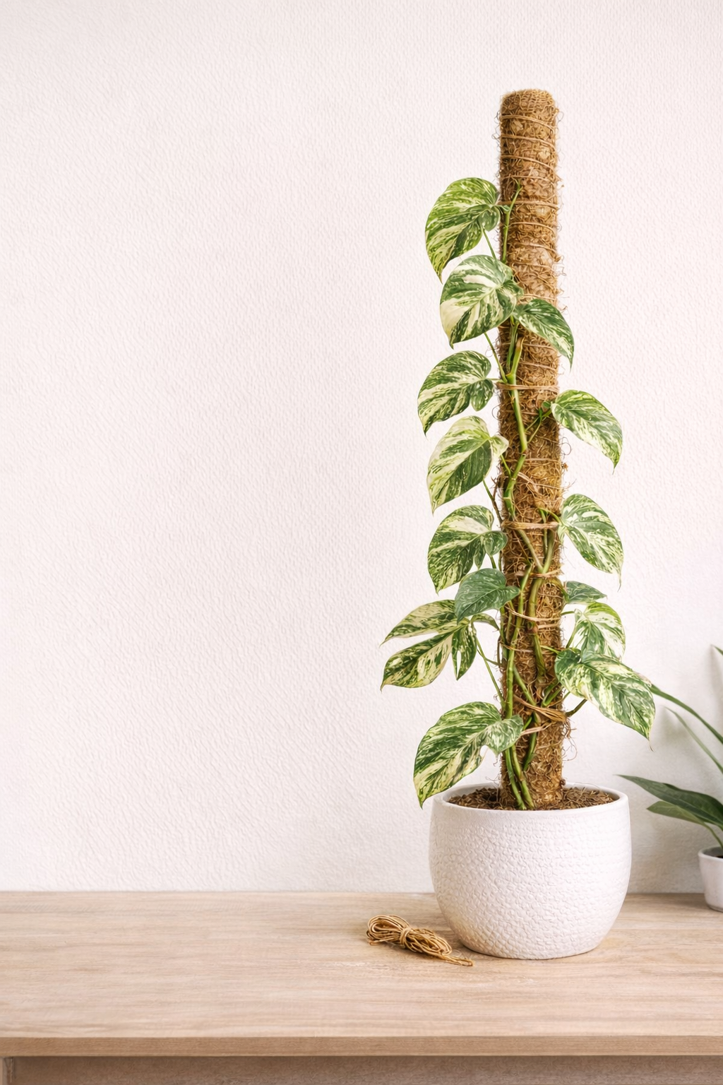 Moss Pole with Natural Moss – Professional Grade Support for Climbing Plants