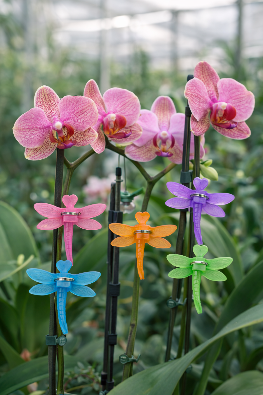 Orchid & Plant Support Clips – Dragonfly Design (5 Pack)