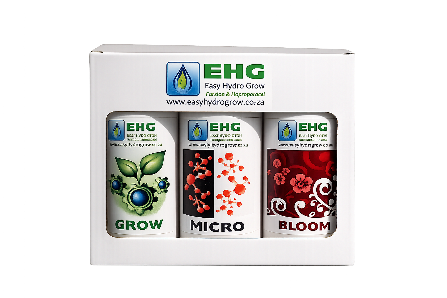 EHG Complete Grow–Micro–Bloom Fertiliser Pack (Aroids & Exotics)